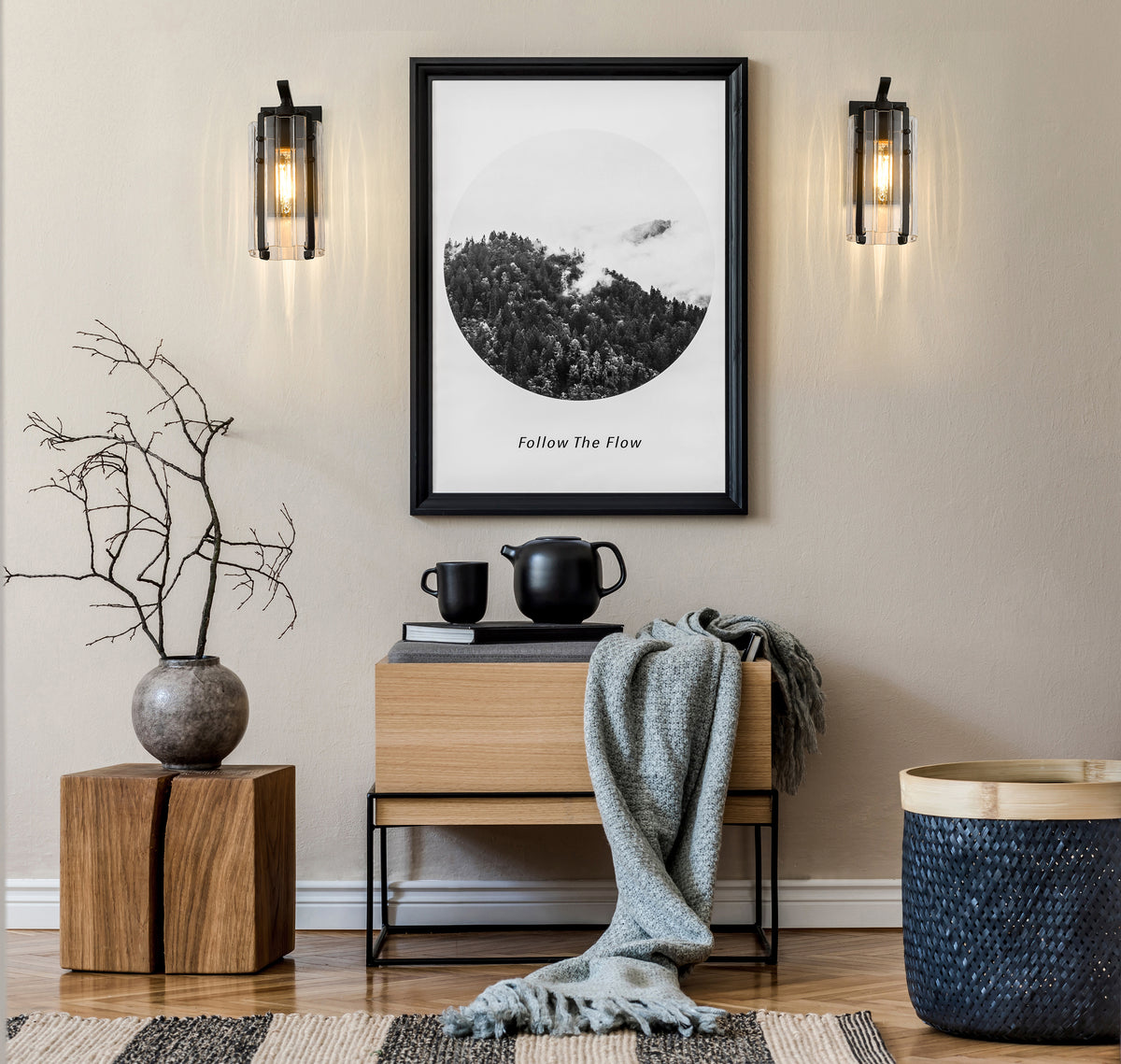 Applique murale Alverton Noir mat – vue 2