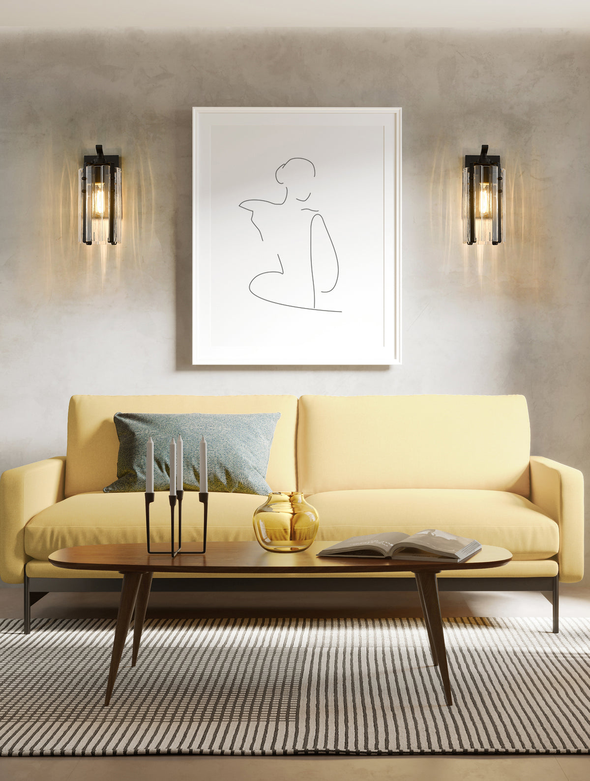 Applique murale Alverton Noir mat – vue 3