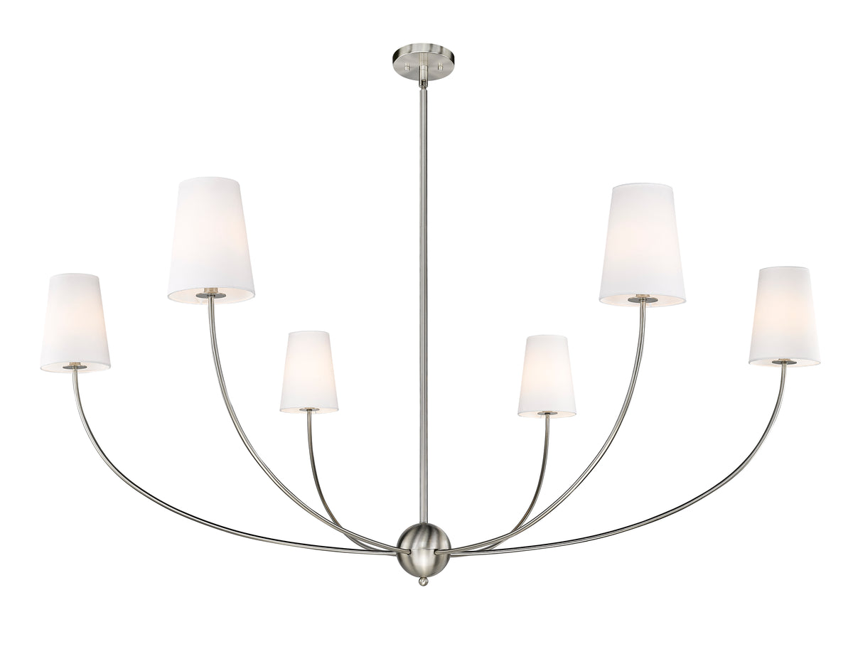 Lustre Shannon Nickel brossé, 62" – vue 5