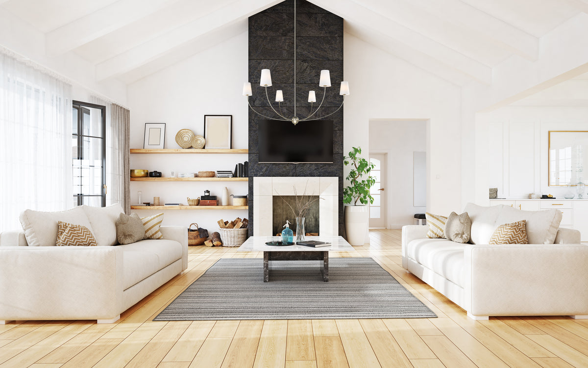 Lustre Shannon Nickel brossé, 62" – vue 3