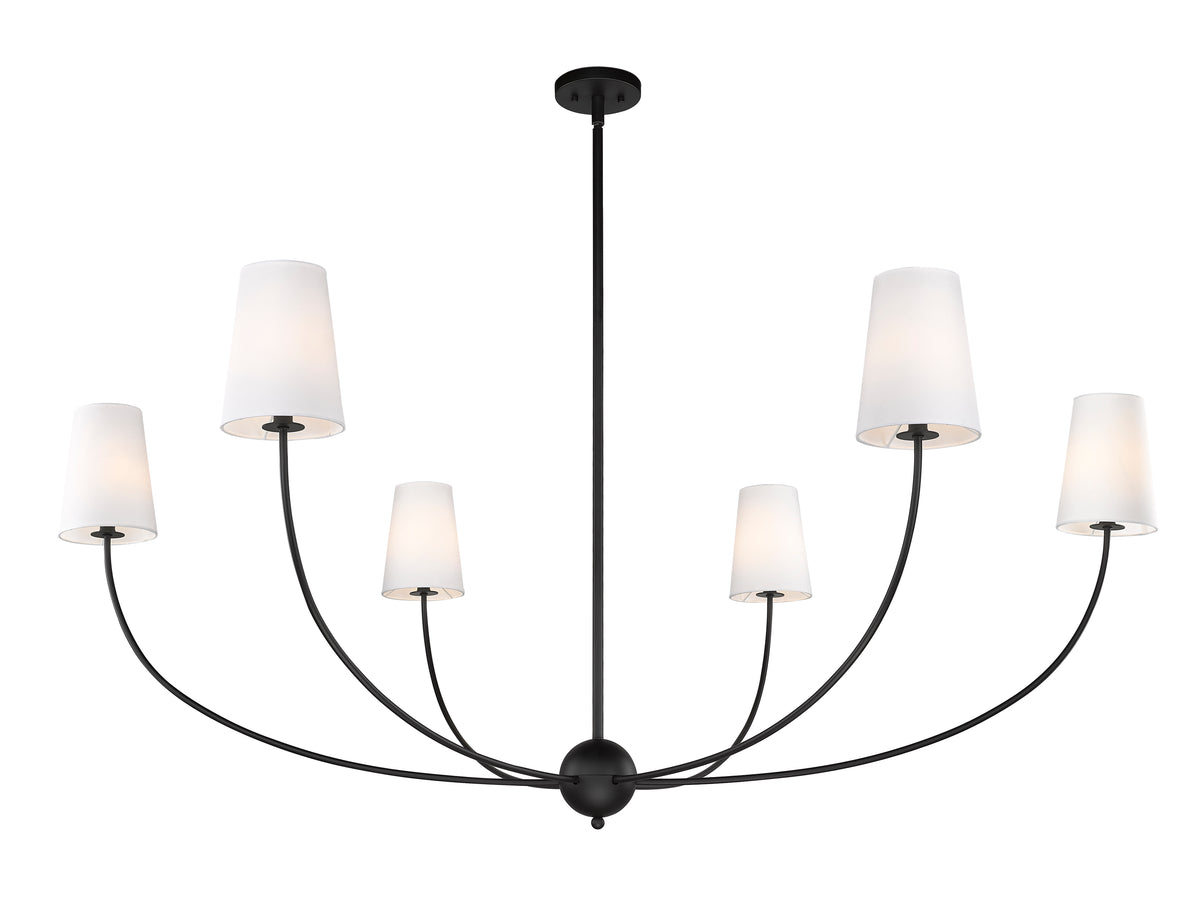 Lustre Shannon Noir mat, 62" – vue 5