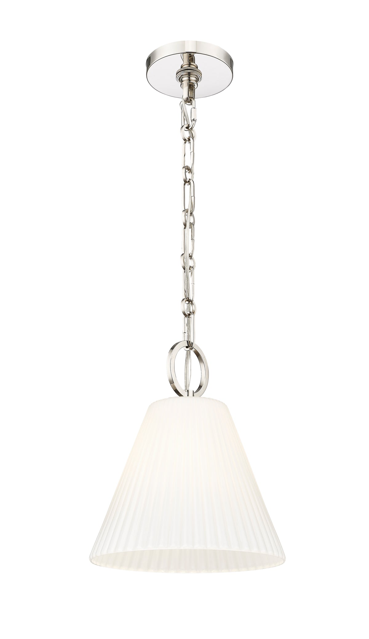 Mini-suspension Alaric Nickel poli – vue 4