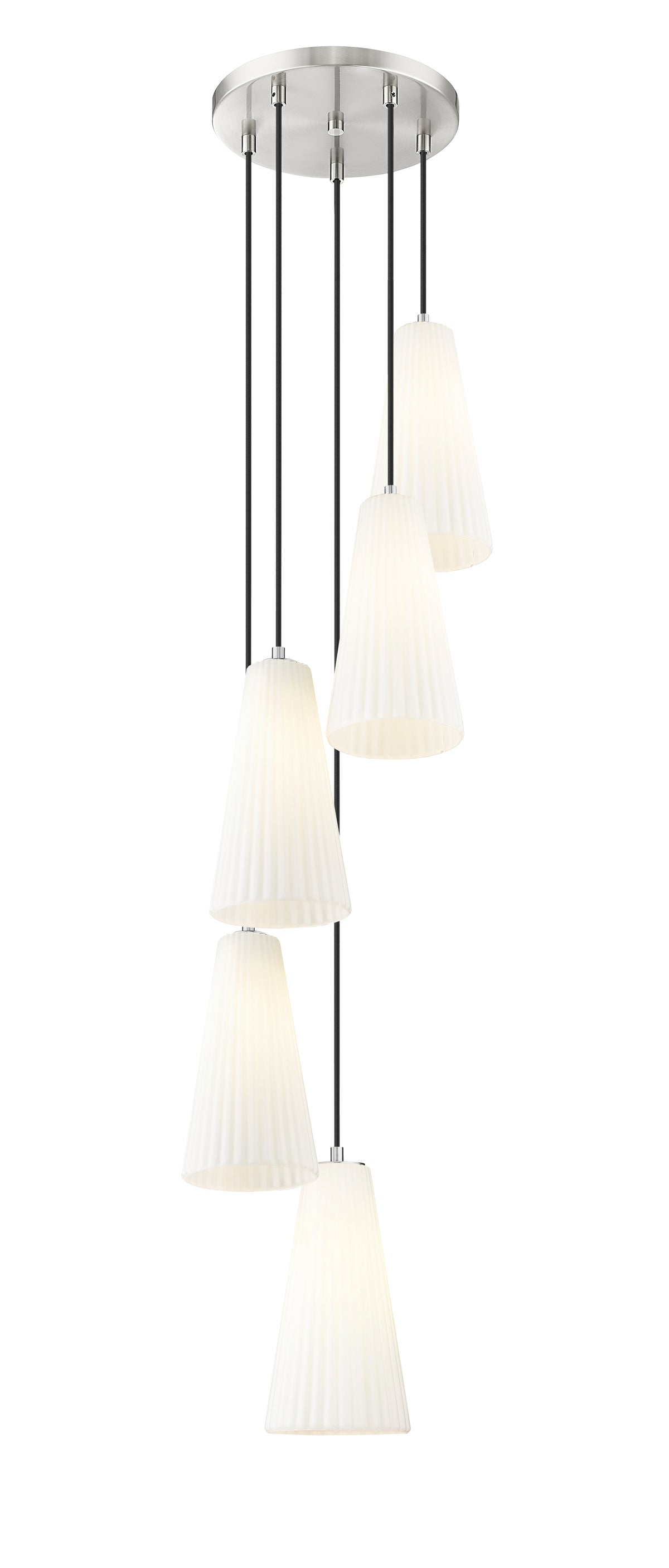 Lustre Farrell Nickel brossé, 12", 13 3/4" – vue 5
