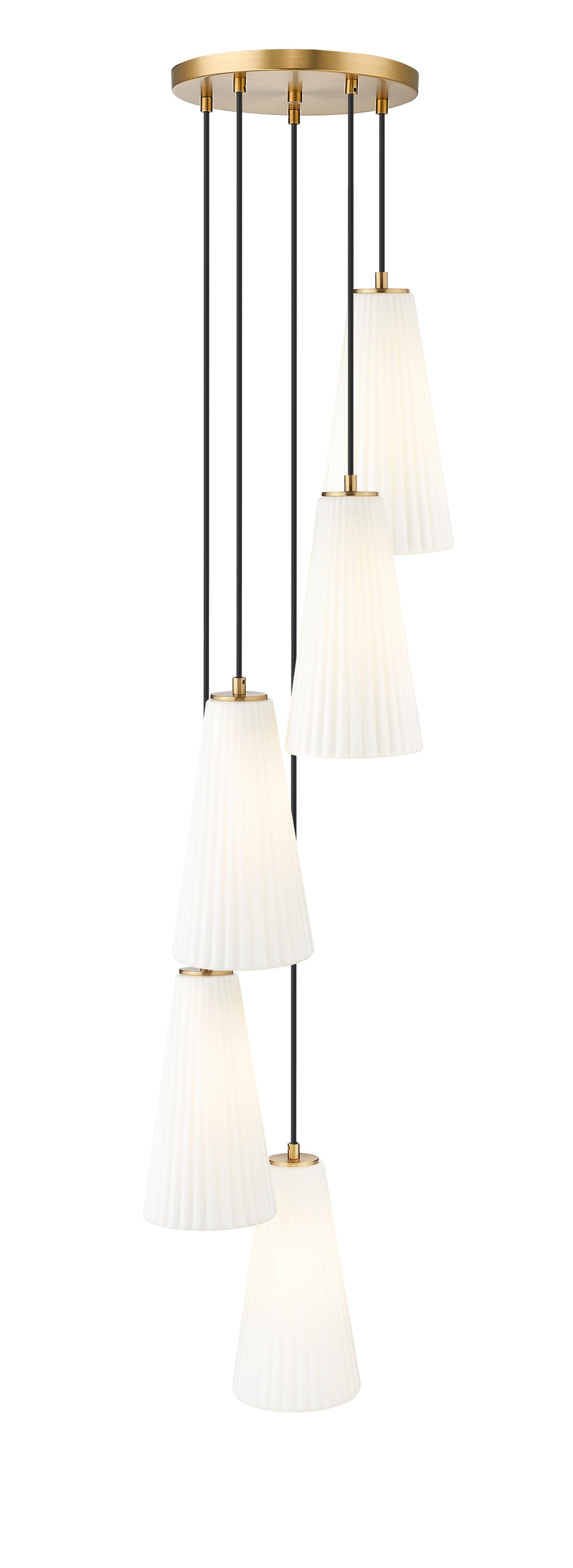 Lustre Farrell Or moderne, 12", 13 3/4" – vue 4