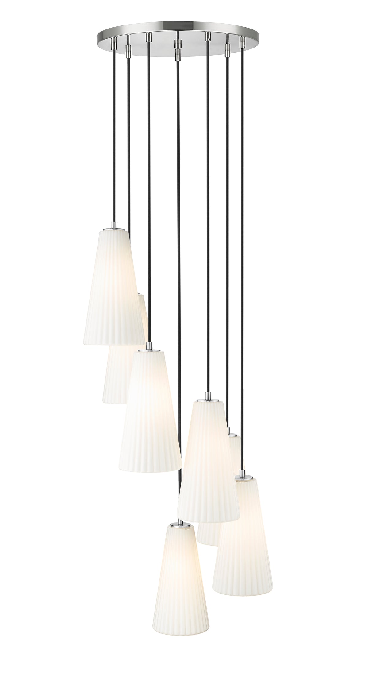Lustre Farrell Nickel brossé, 18", 13 3/4" – vue 4