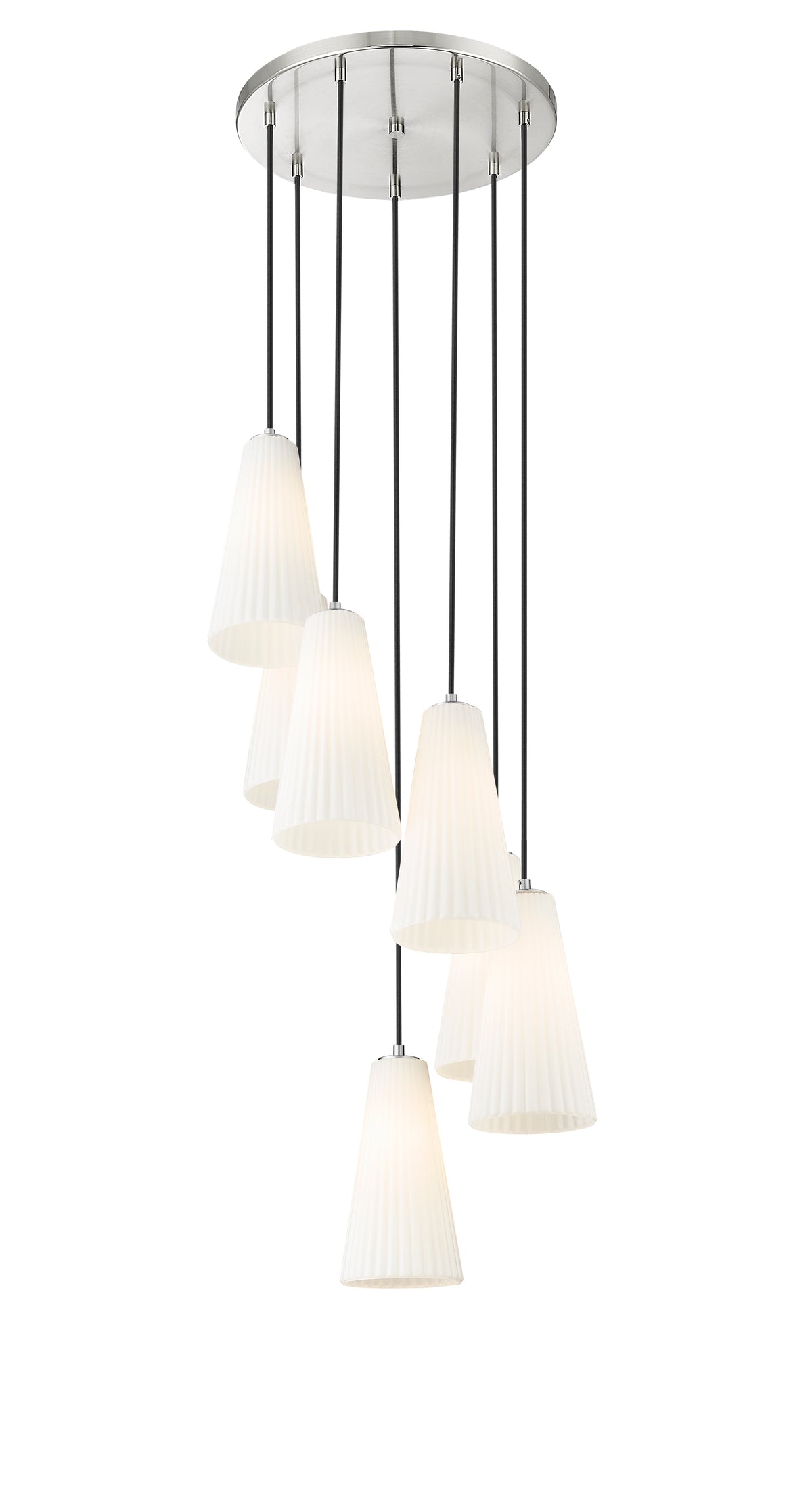 Lustre Farrell Nickel brossé, 18", 13 3/4" – vue 5