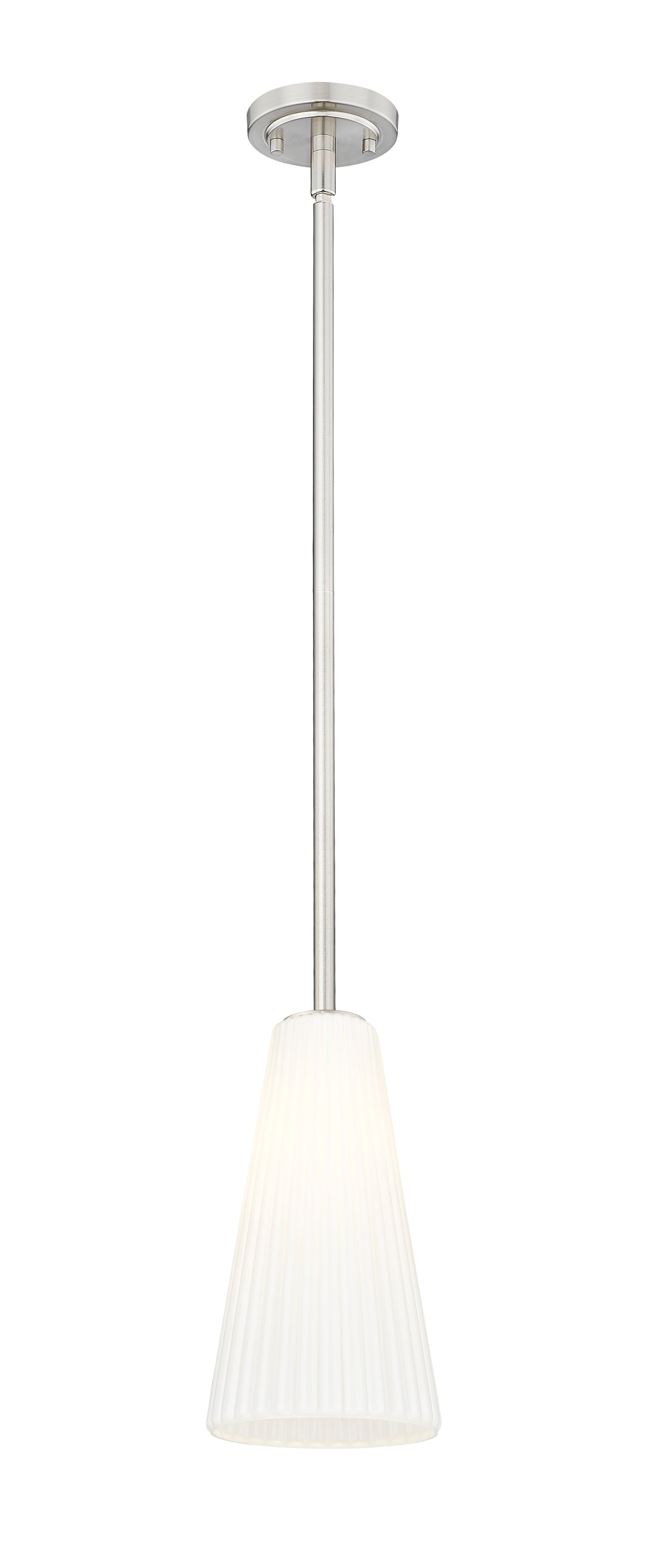 Mini-suspension Farrell Tige, Nickel brossé, 13 3/4" – vue 4