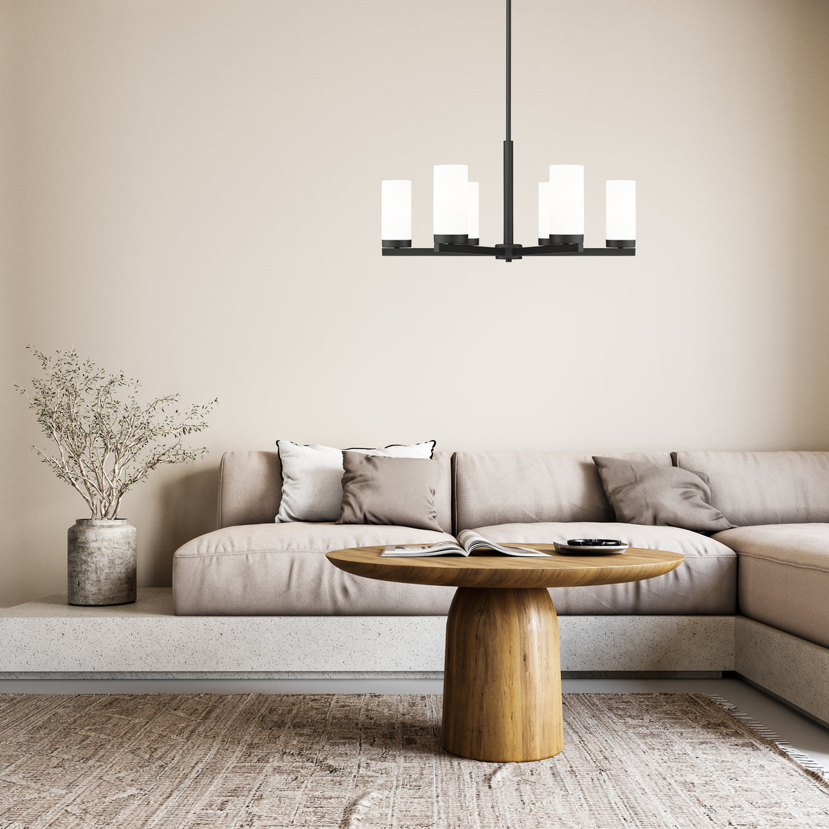 Lustre Danica Noir mat, 26" – vue 2