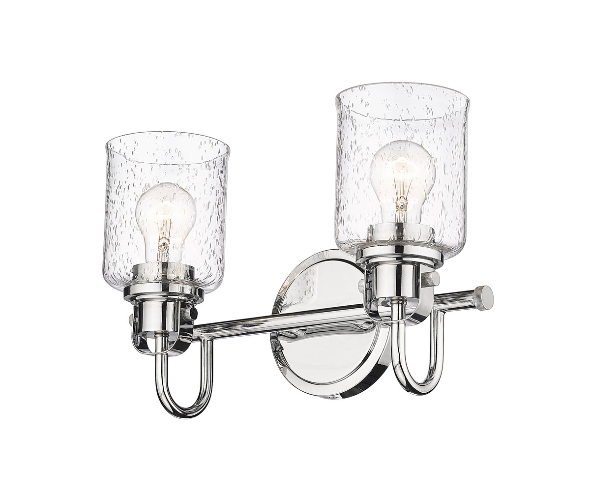 Luminaire de vanité Kinsley Chrome, 14 1/2" – vue 4