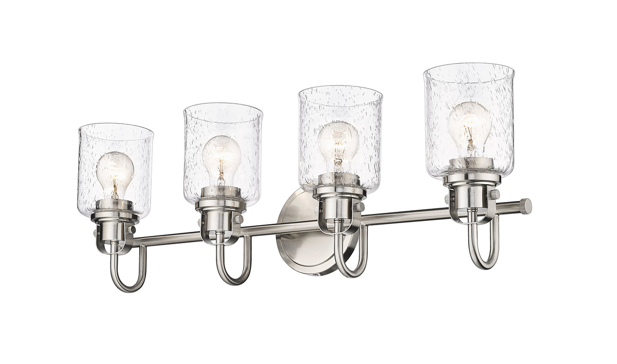 Luminaire de vanité Kinsley Nickel brossé, 28" – vue 4