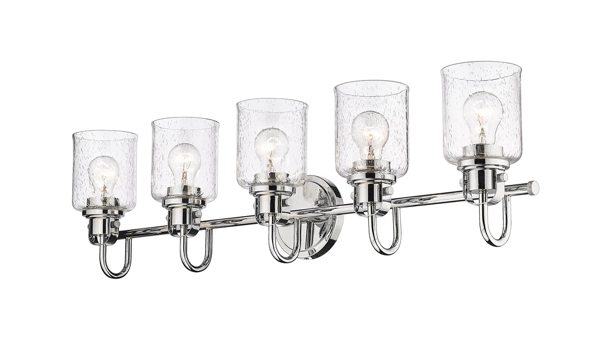 Luminaire de vanité Kinsley Chrome, 35" – vue 4