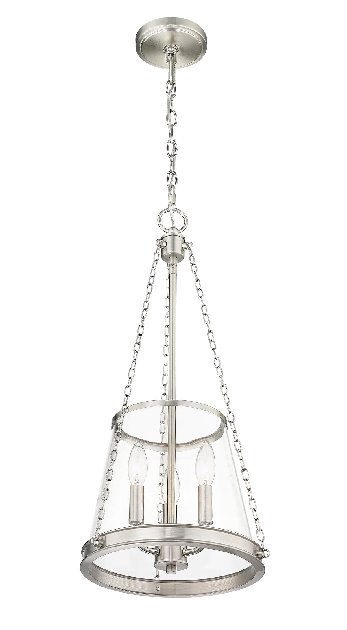 Lustre Prescott Nickel brossé, 12" – vue 4