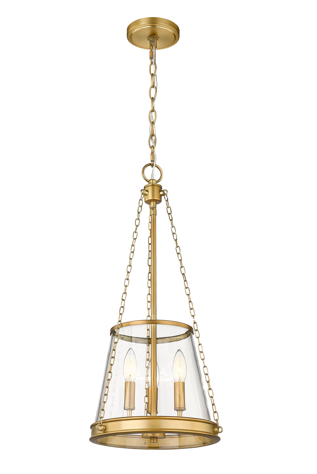 Lustre Prescott Laiton frotté, 12" – vue 5