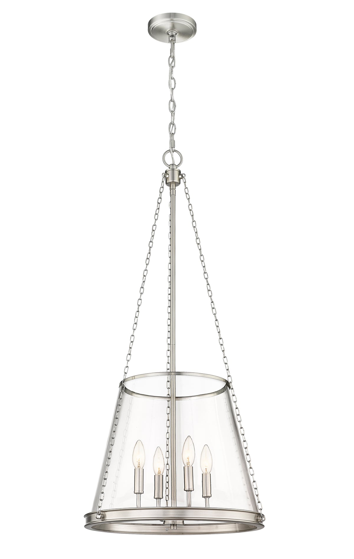 Lustre Prescott Nickel brossé, 18" – vue 5