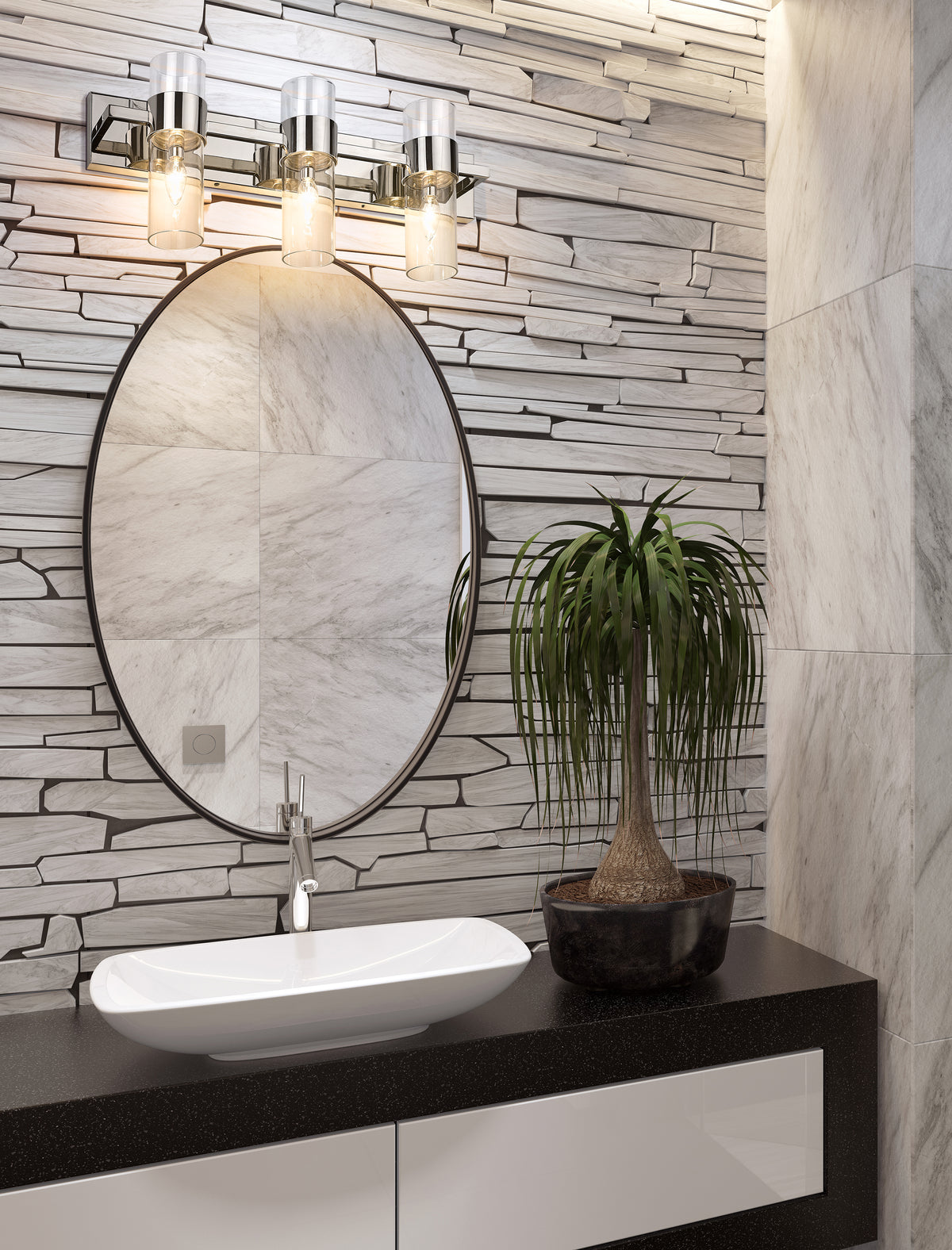 Luminaire de vanité Lawson Nickel poli, 25" – vue 2