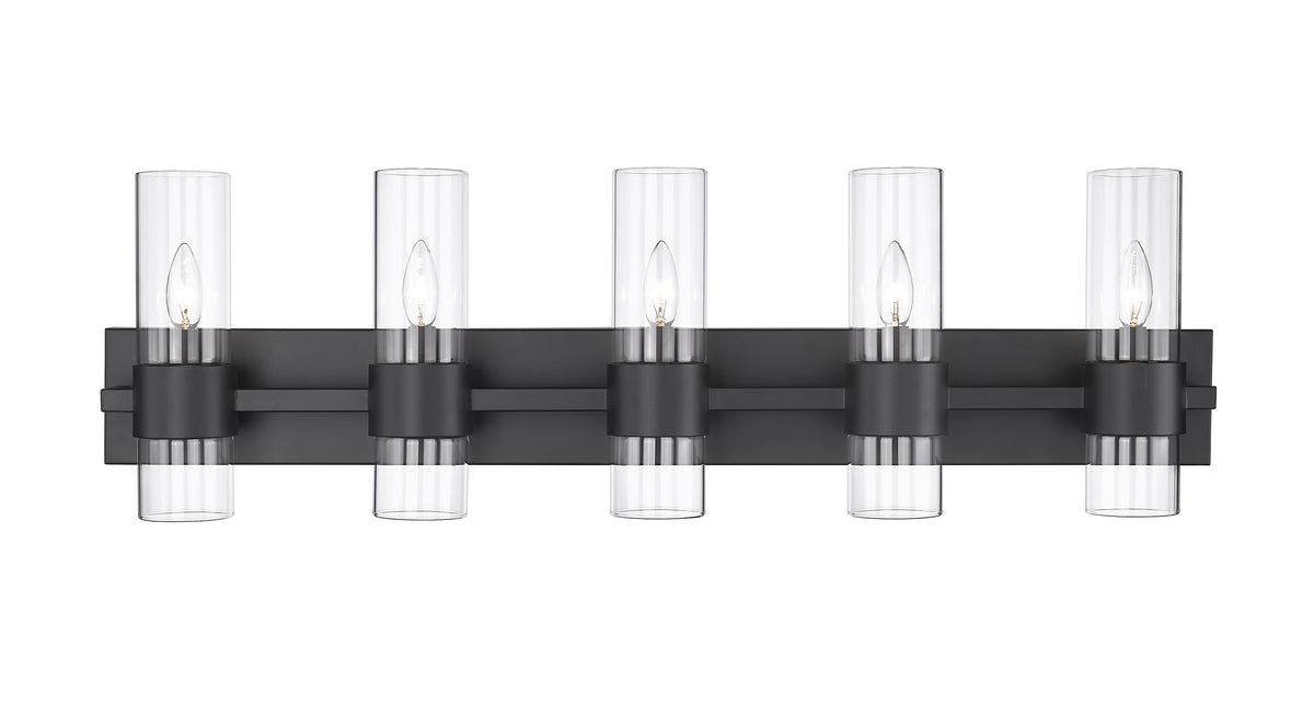 Luminaire de vanité Lawson Noir mat, 38" – vue 4