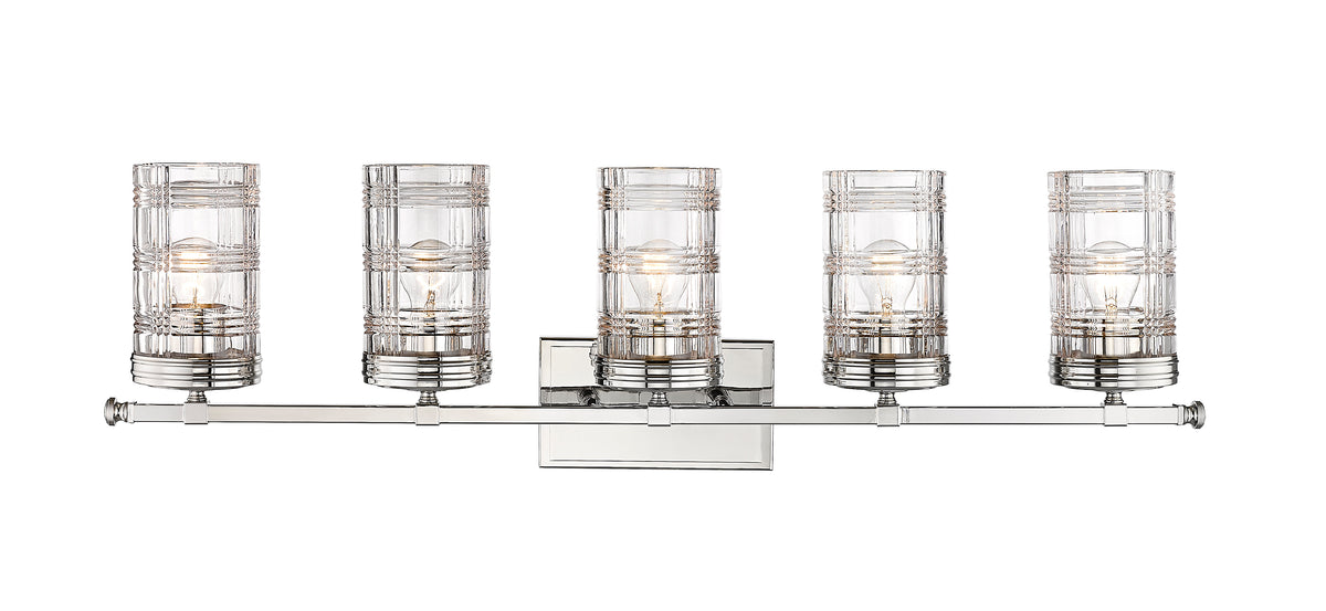Luminaire de vanité Archer Nickel poli, 38" – vue 4
