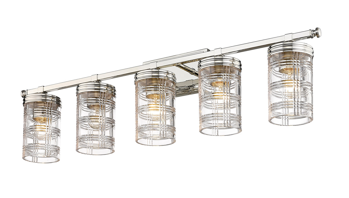 Luminaire de vanité Archer Nickel poli, 38" – vue 5