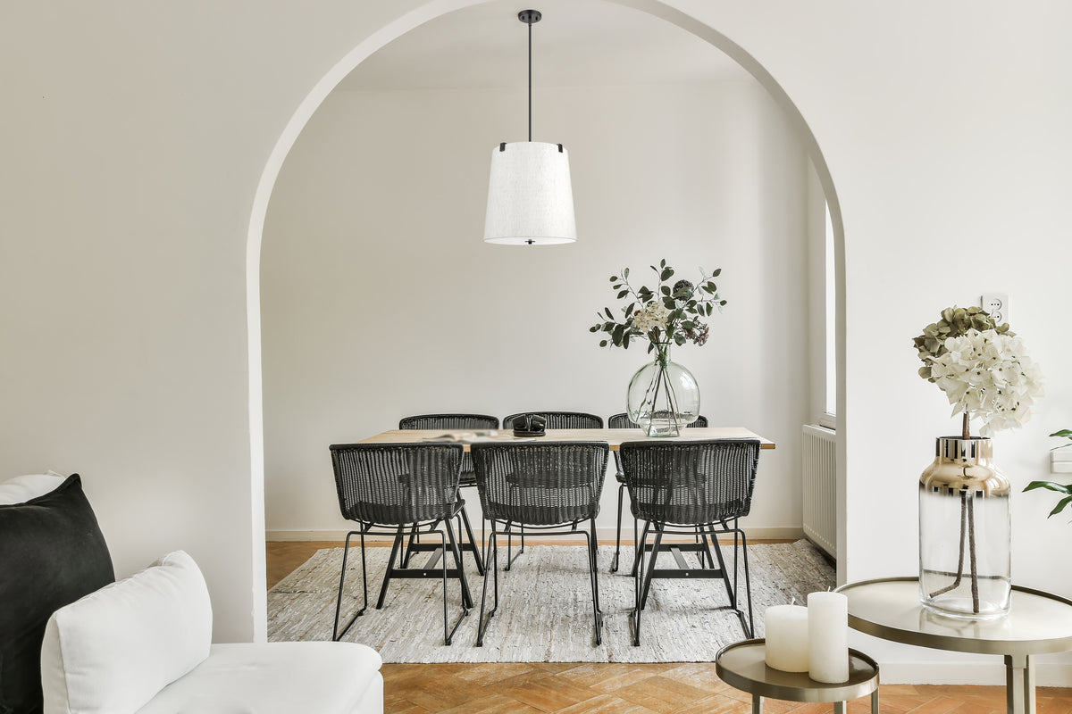 Suspension Weston Noir mat, Crème, 18" – vue 2