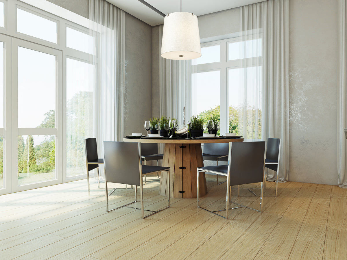 Suspension Weston Nickel brossé, Crème, 24" – vue 2