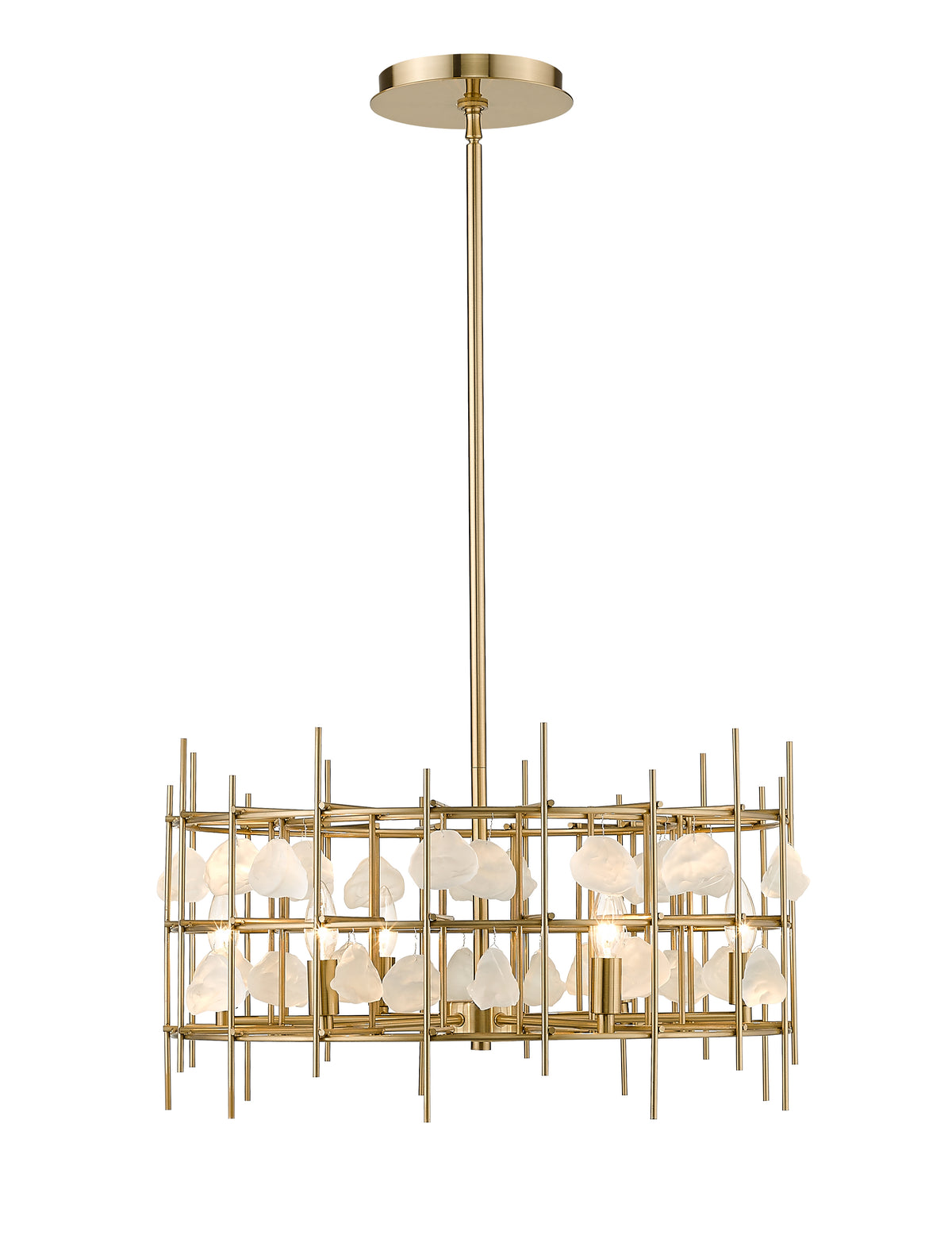 Lustre Garroway Laiton vieilli, 24" – vue 4