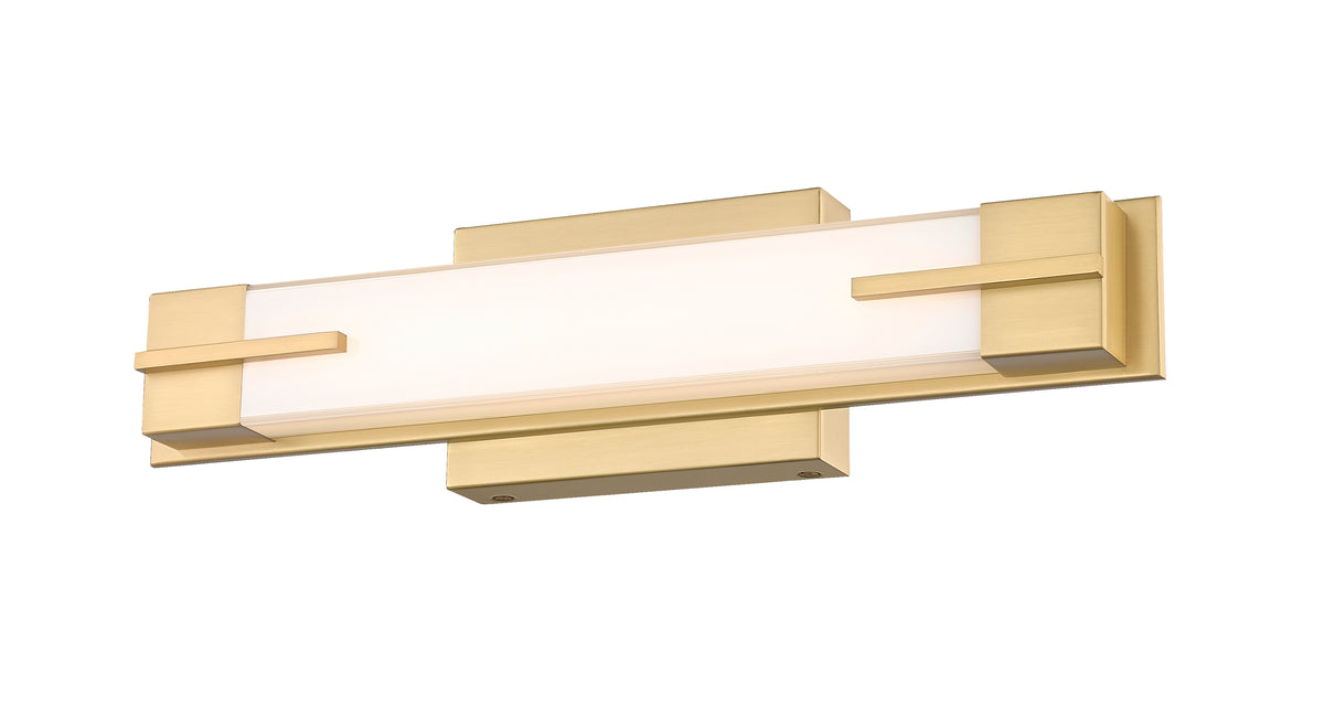 Barre d'éclairage de salle de bain Chase Or moderne, 18" – vue 4