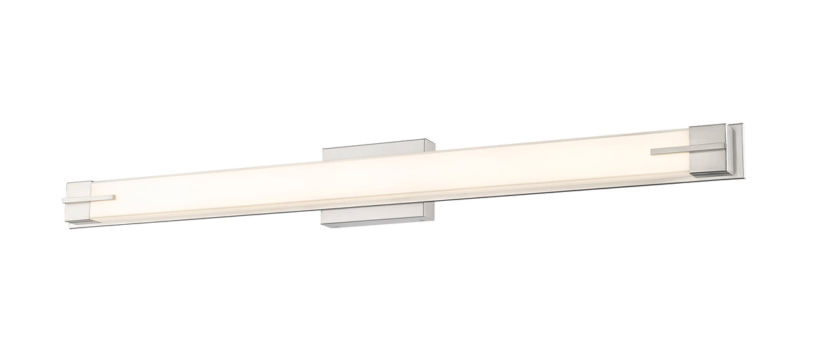 Barre d'éclairage de salle de bain Chase Nickel brossé, 43" – vue 4