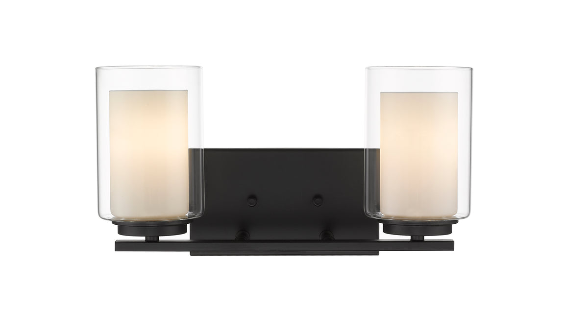 Luminaire de vanité Willow Noir mat, 15" – vue 4