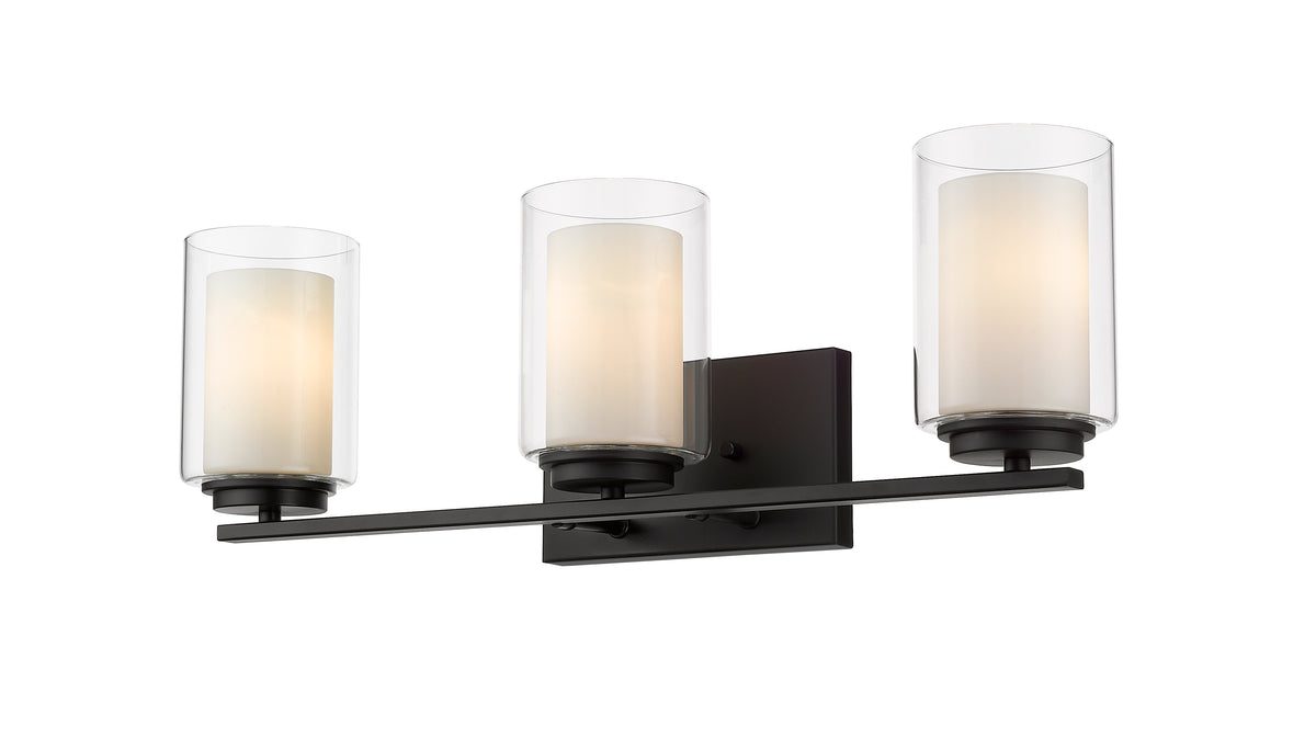 Luminaire de vanité Willow Noir mat, 24" – vue 5
