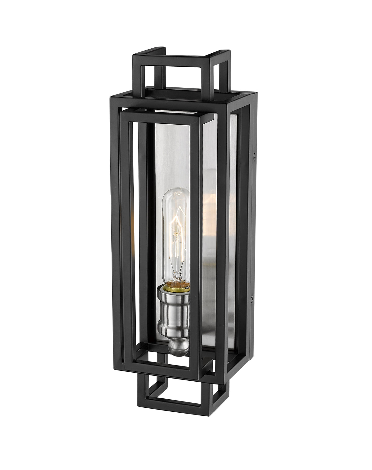 Applique murale Titania Noir + Nickel brossé, 4 3/4" – vue 4