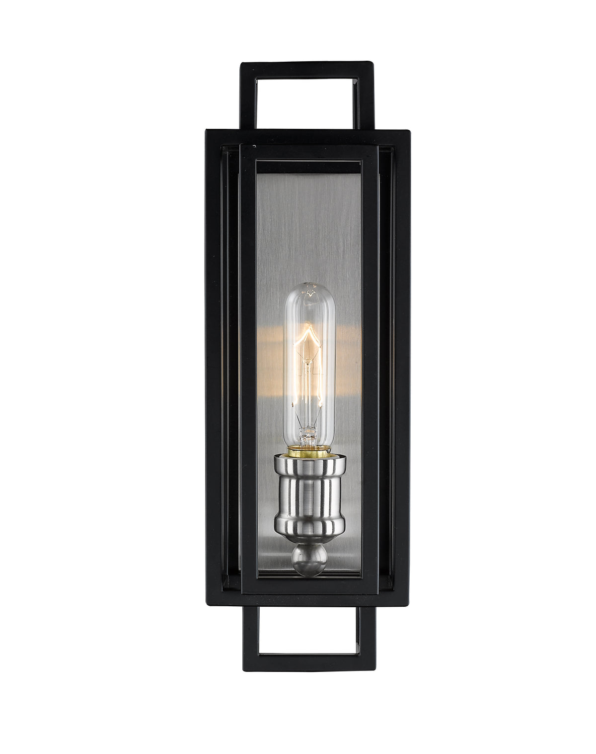 Applique murale Titania Noir + Nickel brossé, 4 3/4" – vue 5