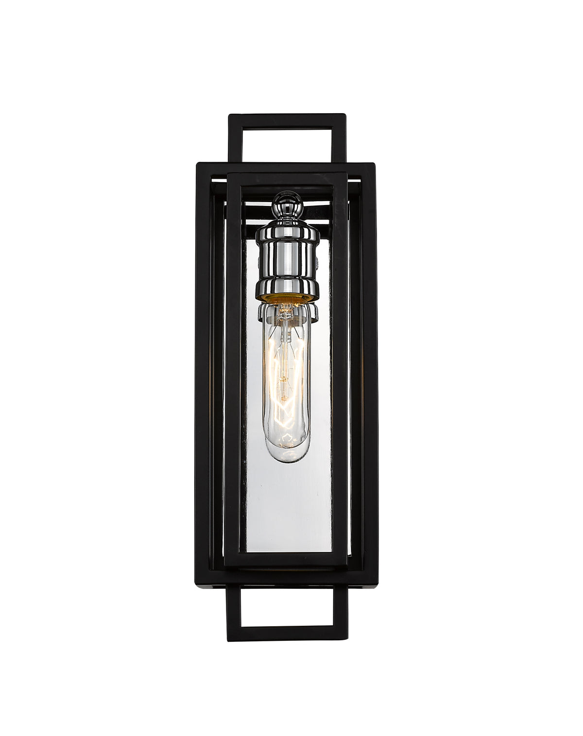 Applique murale Titania Noir + Chrome, 4 3/4" – vue 4