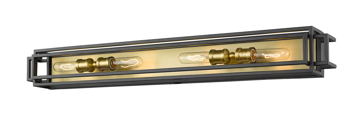 Luminaire de vanité Titania Bronze + Laiton vieilli, nombre ampoules 4 – vue 5