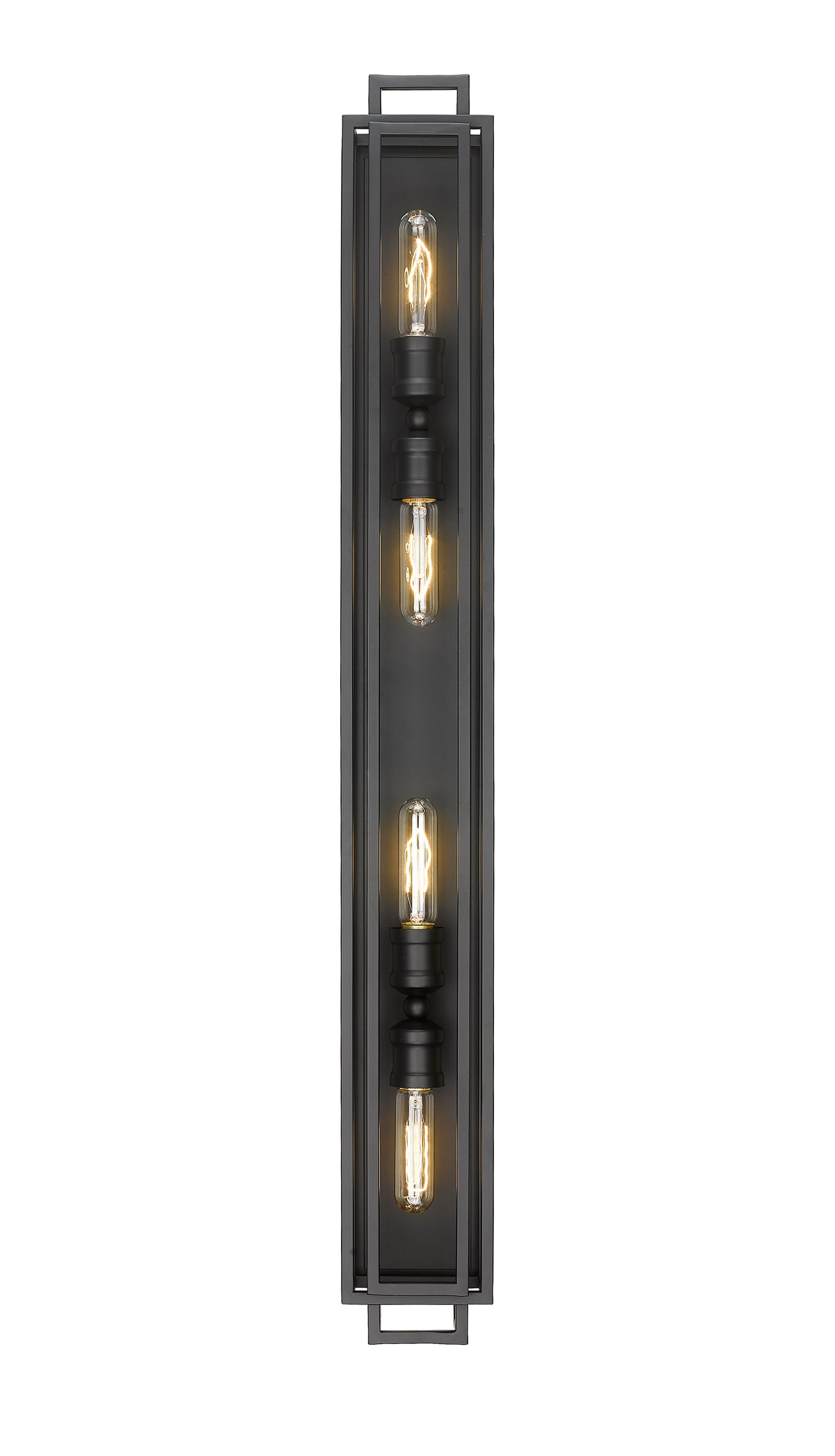 Luminaire de vanité Titania Noir mat, nombre ampoules 4 – vue 5