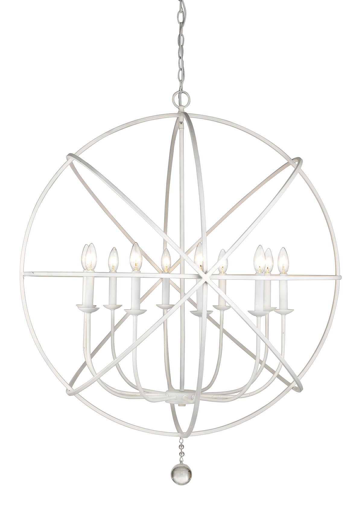 Lustre Tull Blanc mat, 36" – vue 3