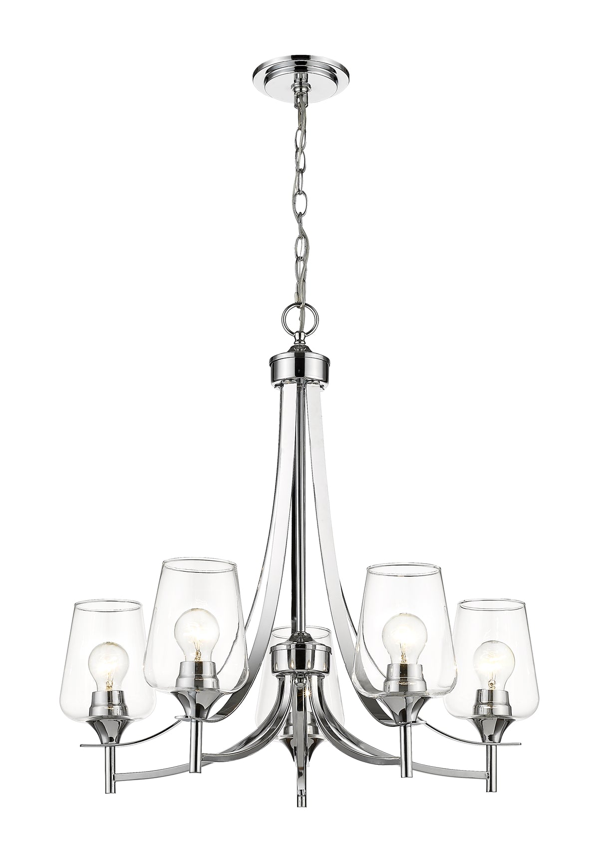 Lustre Joliet Chrome, 25" – vue 4