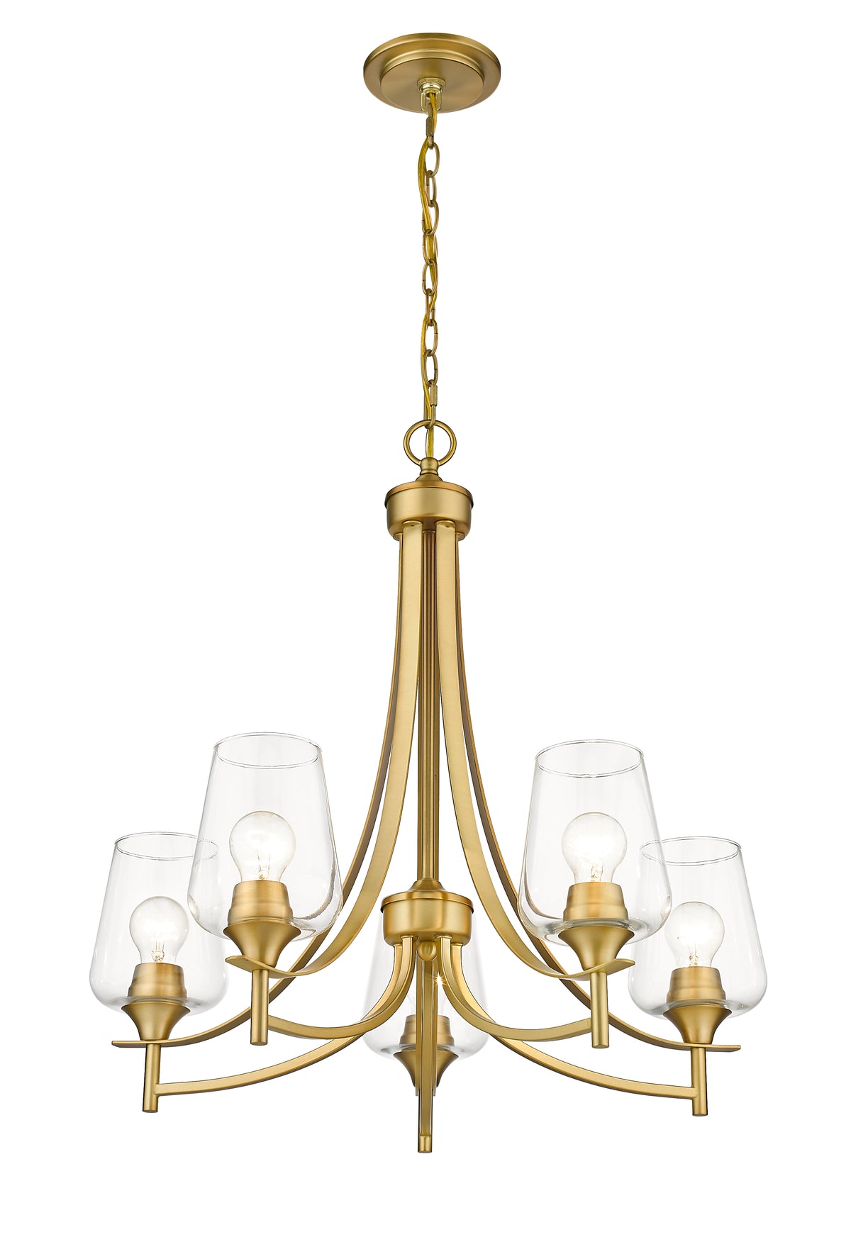 Lustre Joliet Laiton ancien, 25" – vue 5