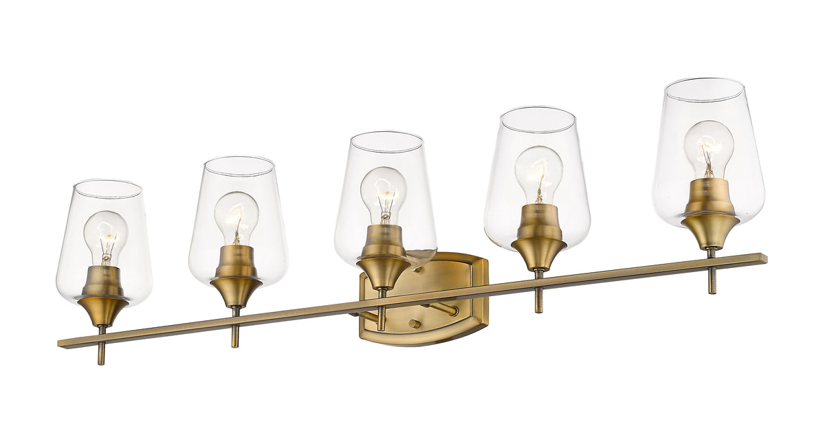 Luminaire de vanité Joliet Laiton ancien, 38" – vue 4