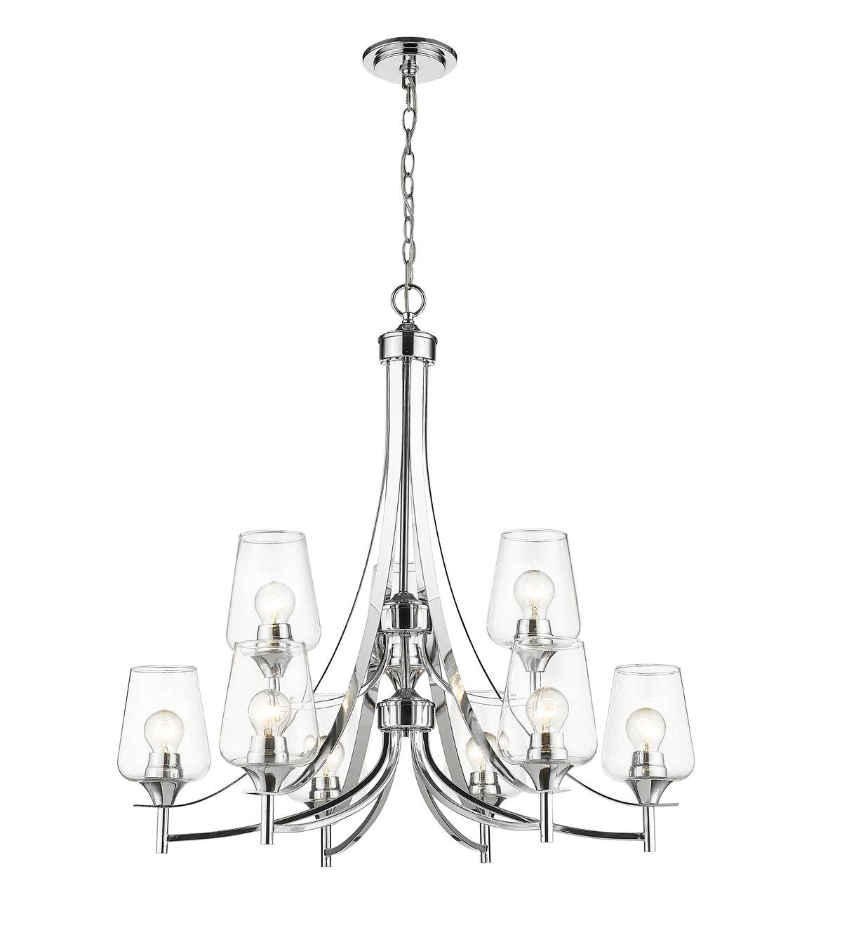 Lustre Joliet Chrome, 31" – vue 4