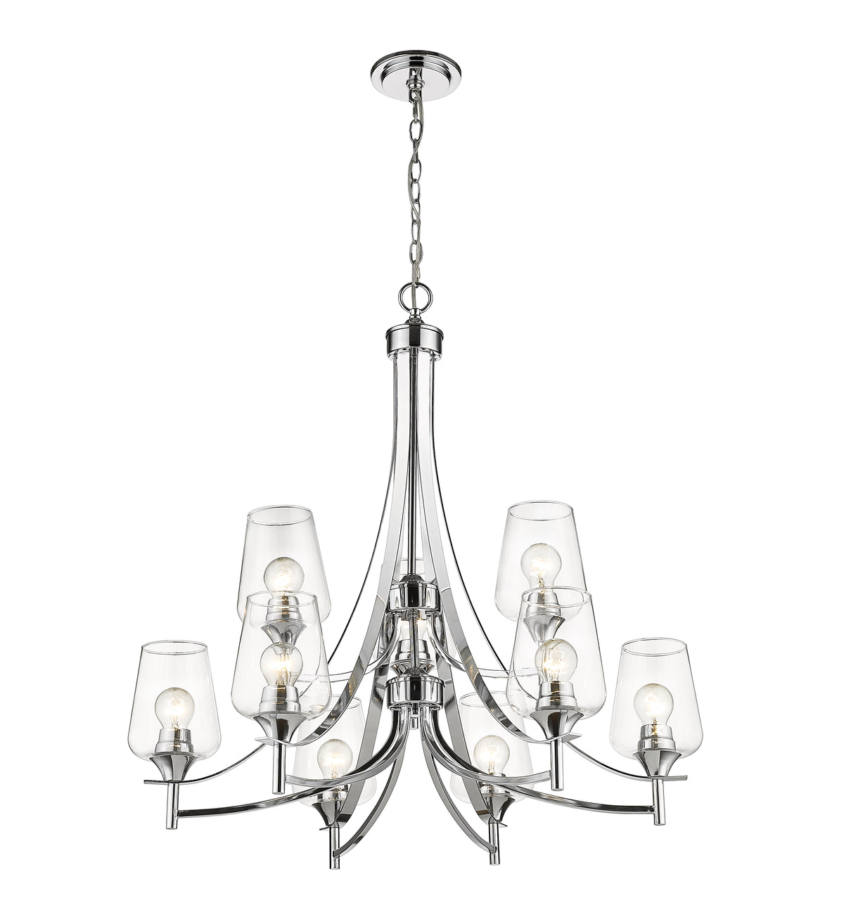 Lustre Joliet Chrome, 31" – vue 5