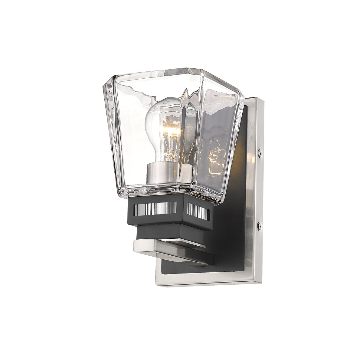 Applique murale Jackson Nickel brossé + noir mat – vue 4