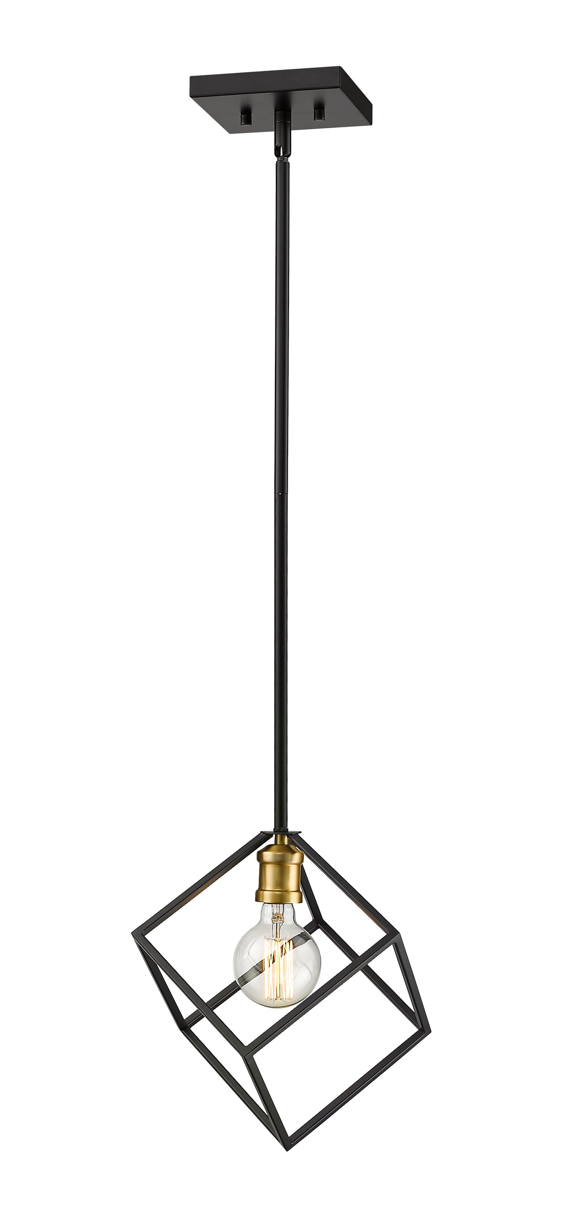 Suspension Vertical Bronze + Laiton vieilli, 11 1/4" – vue 5