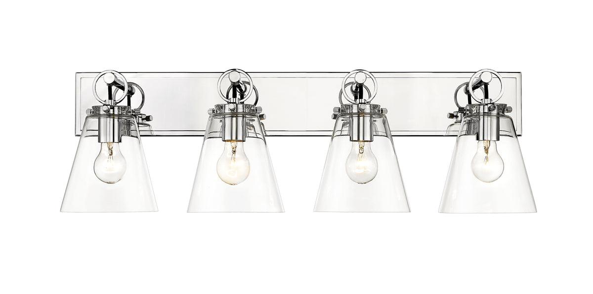 Luminaire de vanité Harper Chrome, 31 1/4" – vue 4