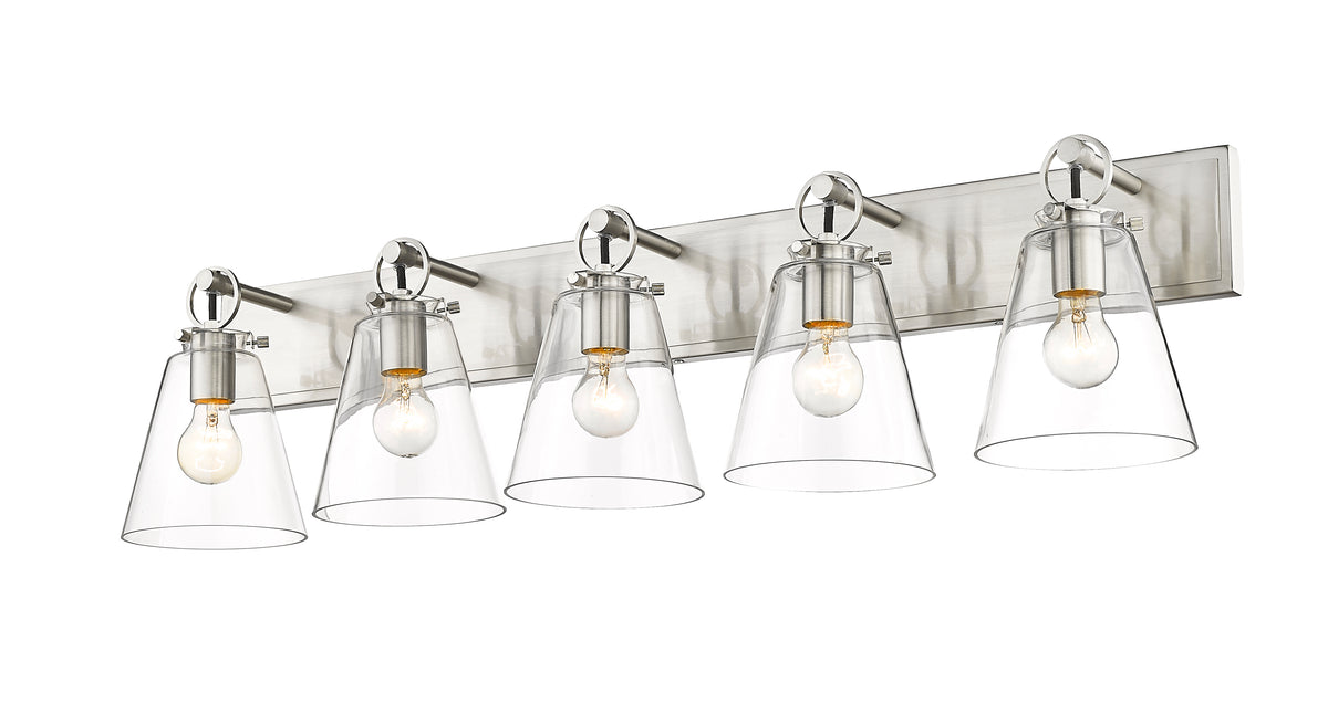 Luminaire de vanité Harper Nickel brossé, 39 3/4" – vue 5