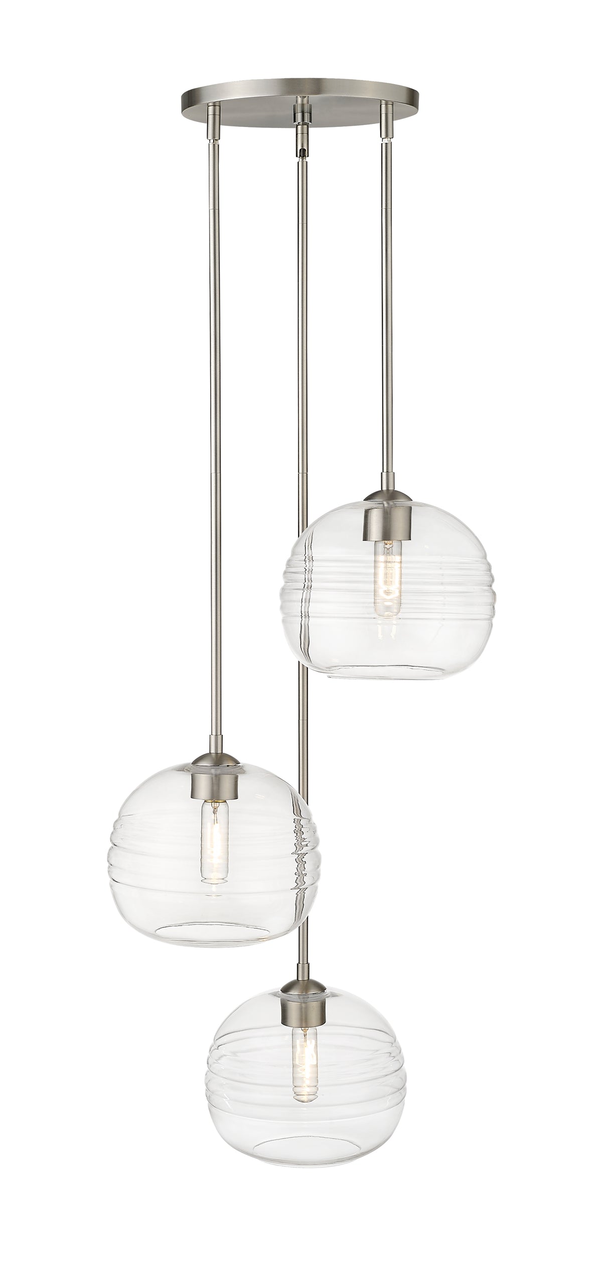 Suspension multiple Harmony Nickel brossé – vue 5