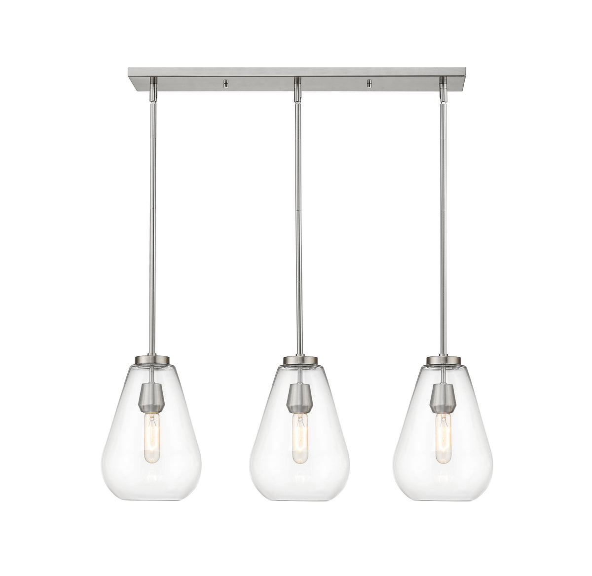 Suspension linéaire Ayra Nickel brossé – vue 4