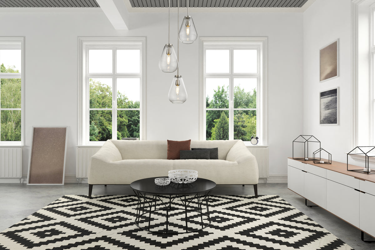 Suspension multiple Ayra Nickel brossé – vue 2
