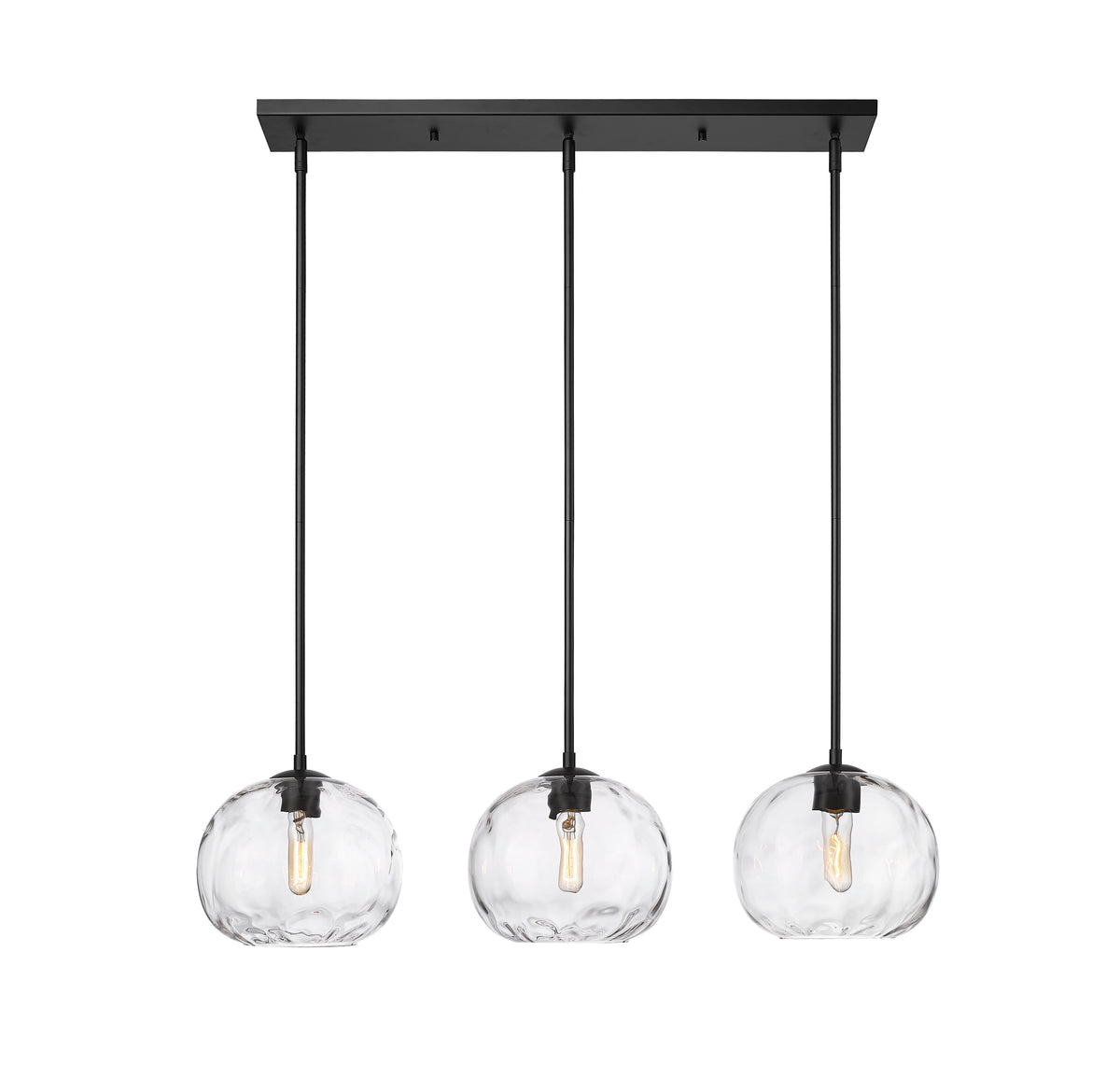 Suspension linéaire Chloe Noir mat – vue 4