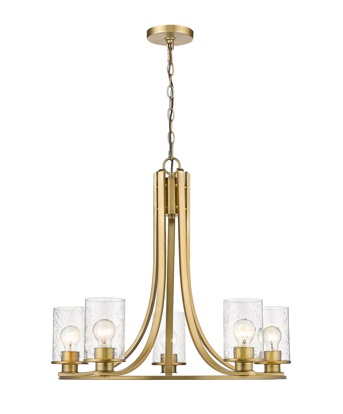 Lustre Beckett Laiton ancien – vue 4