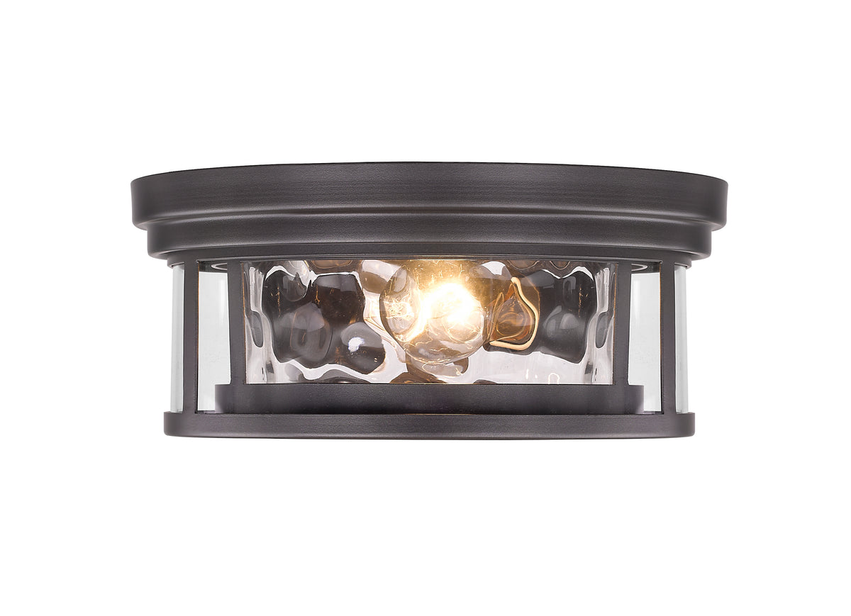 Plafonnier Clarion Bronze, 12" – vue 4